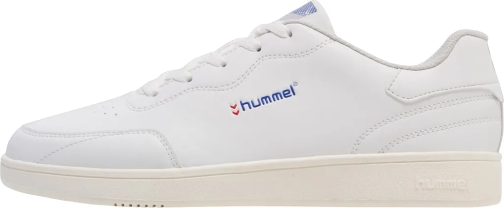 Baskets Hummel Match Point MP blanches en cuir synthétique robuste - 39