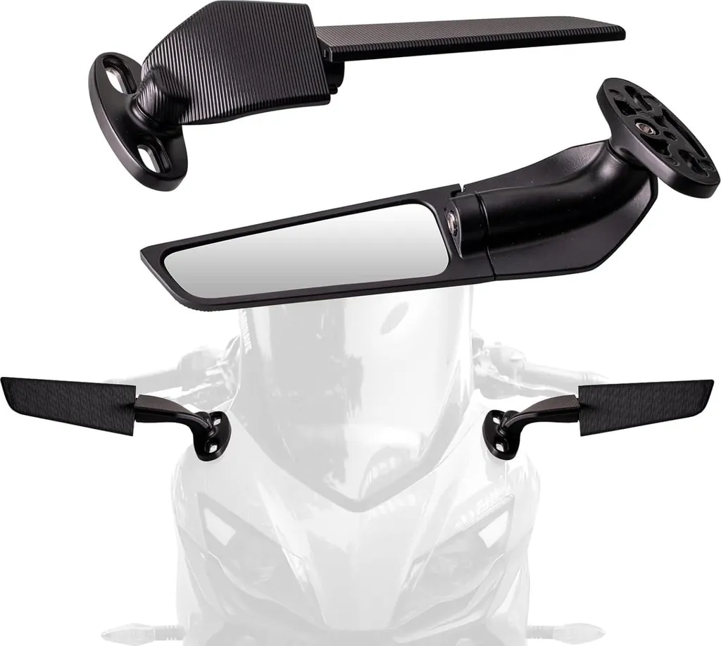 Rétroviseur universel moto miroir ajustable 360 pour ville et ATV
