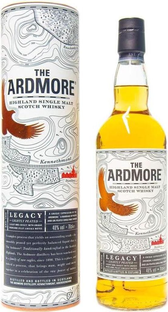 Whisky escocés single malt Ardmore Legacy, en presentación Imagen del producto 