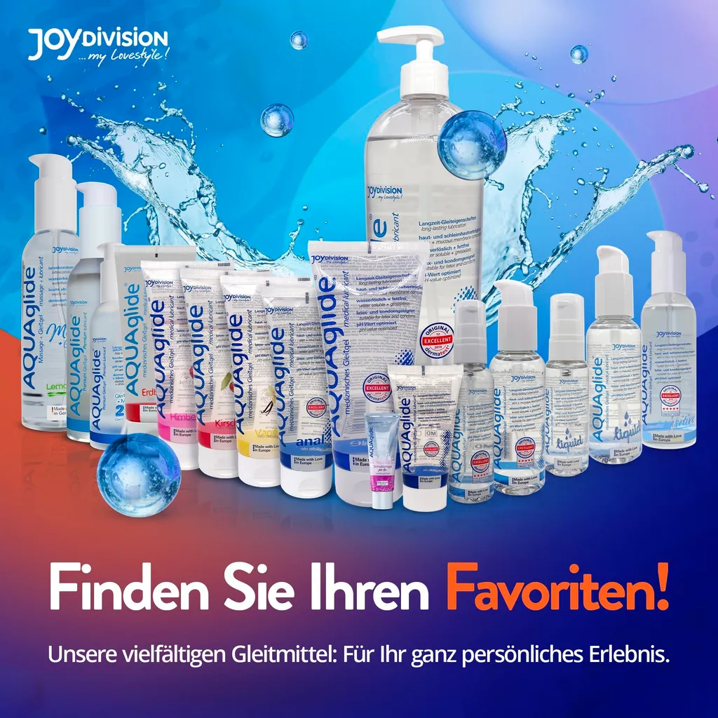 Lubrifiant anal à base d'eau AQUAglide 1000ml gel fluide inodore - 6