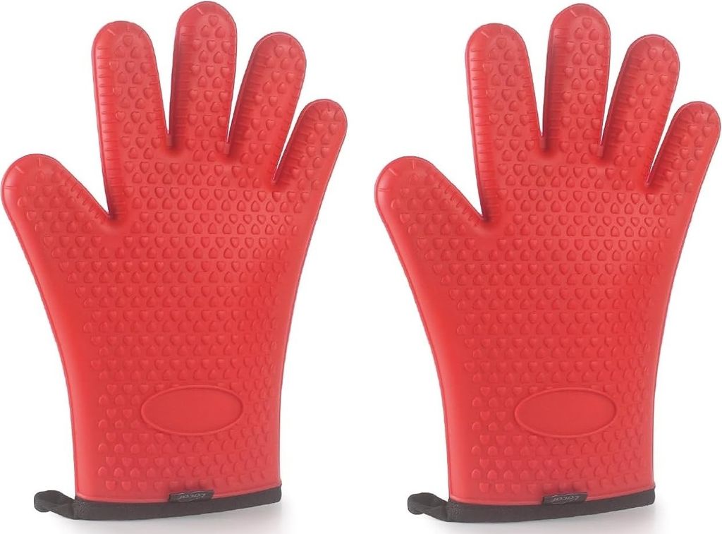 Silikon Fingerhandschuh 27 cm 2´er Pack Backen Frittieren Produktbild 