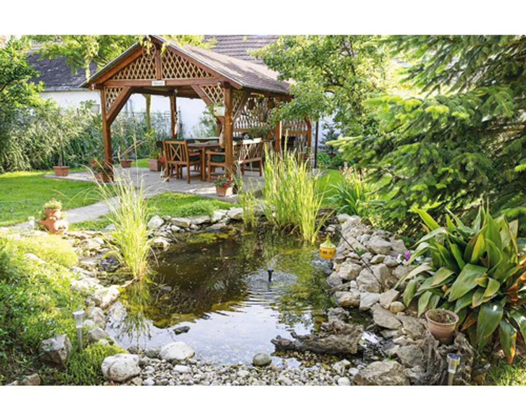 Kit bassin de jardin Heissner CFD 1 kit complet sans poissons 1,3x2,3m