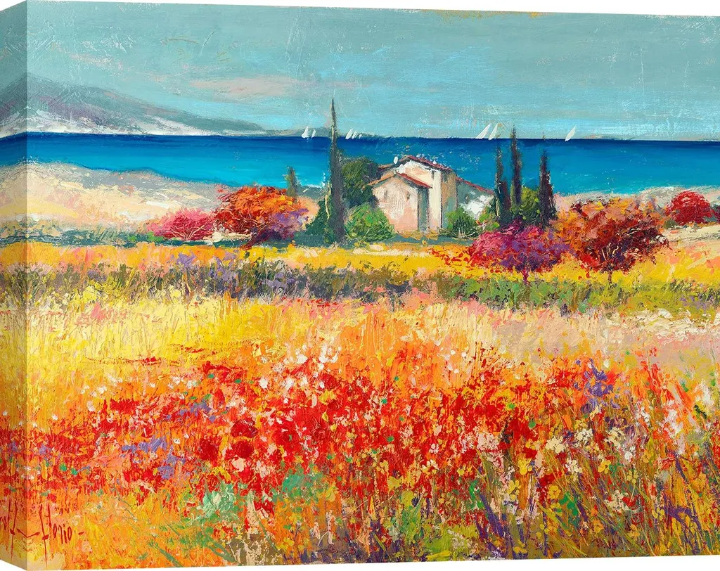Regala un Sogno Mediterraneo: Quadro su Tela 60x40 Luigi Florio