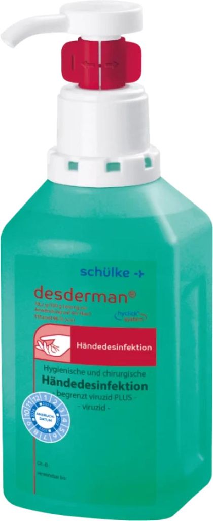 Schülke desderman® hyclick Händedesinfektionsmittel, 500ml Produktbild 
