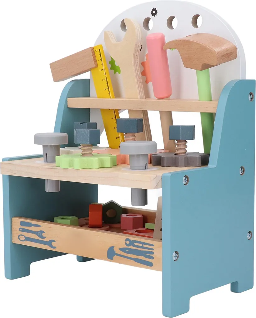 Atelier de réparation enfant bois : table éducative montage et démontage