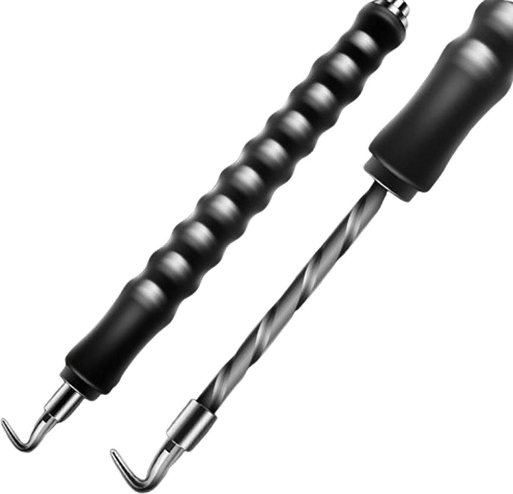 30 cm Drillapparat | Zaun Draht Driller | Rödeldraht | Drillkurbel mit automatischem Rücklauf | Drillgerät mit ergonomischen Handgriff | Drillap...