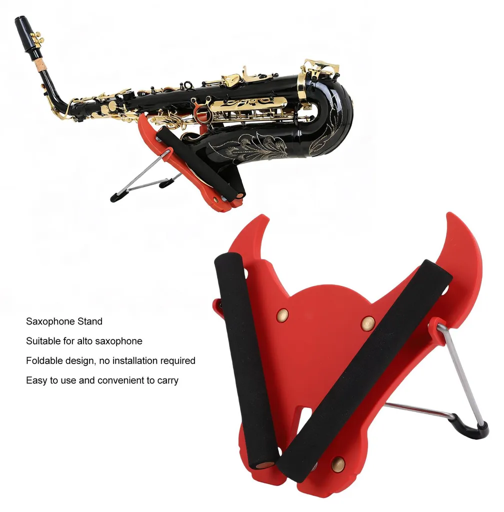 Support Saxophone pour Studio et Exposition avec Sac de Transport - 16