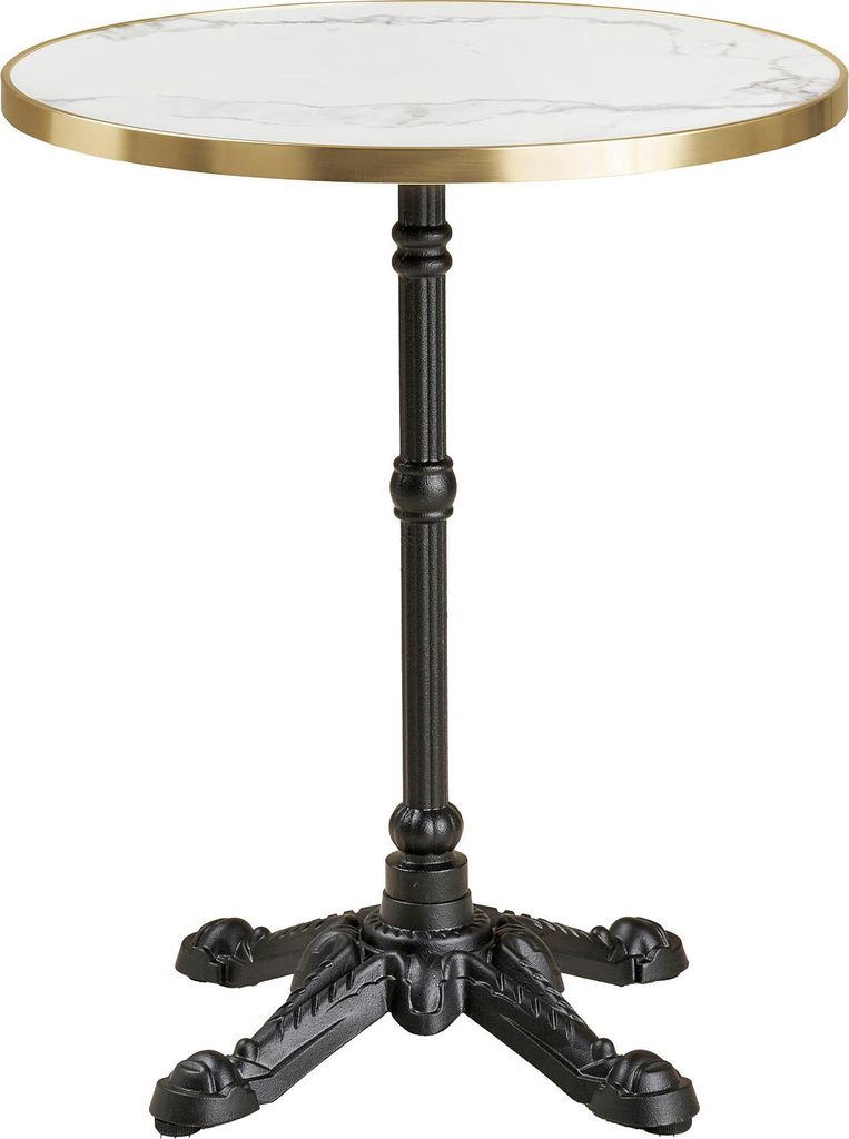 Trine table de café Ø60 cmReproduction marbre blanc. Image du produit 