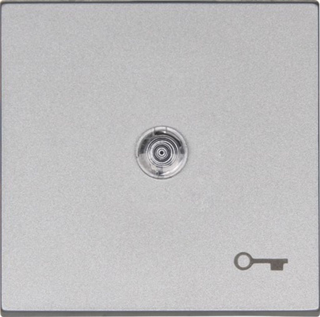Kopp 490463002 Flächenwippe mit Linse + Symbol Schlüssel Athenis 55 stahlfarben