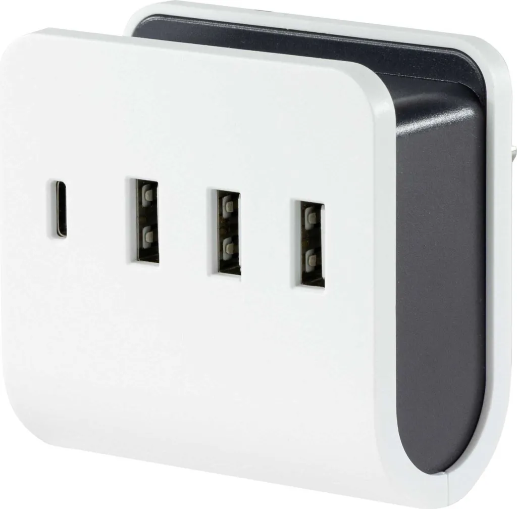 Bloc Prise Chargeur Secteur 4 Ports USB pour Smartphone et Tablette