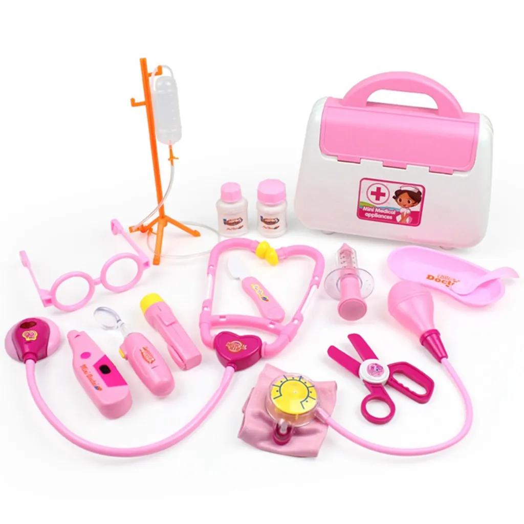 15PCS Doctor Kit für Kinder,Medizinisches Doktor Rollenspiel Spielzeug Geschenk 