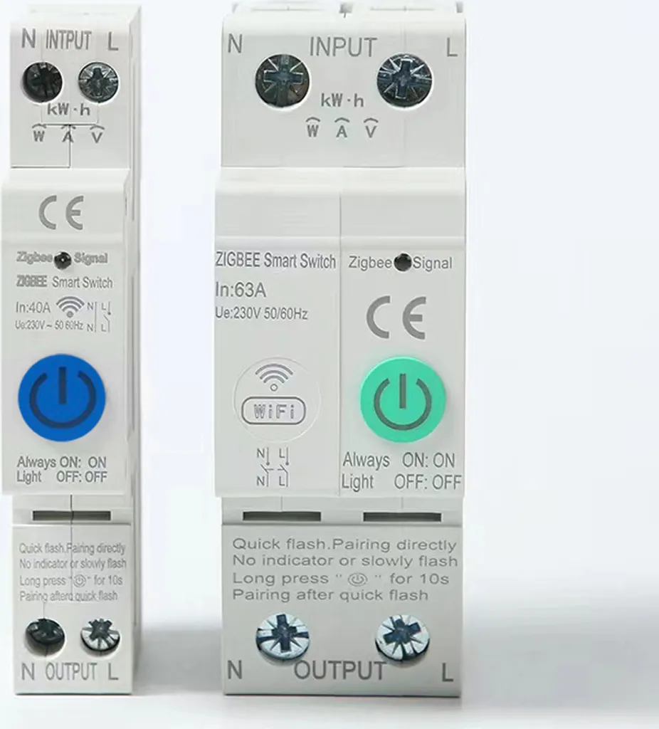 Disjoncteur Zigbee avec commande vocale et programmation horaire mobile