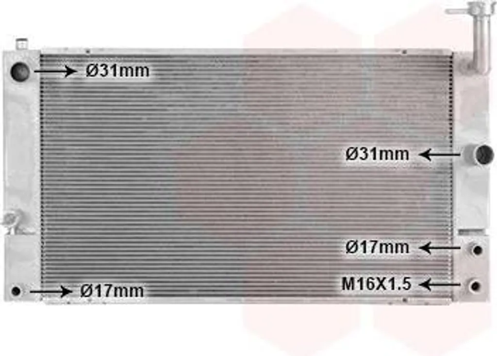 Évitez la surchauffe : Radiateur Van Wezel 53002494 pour Toyota Prius