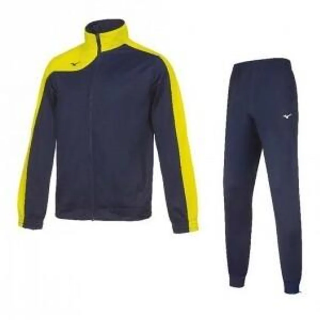 Survêtement homme Mizuno XL pour entraînement - Maille Bleu et Jaune