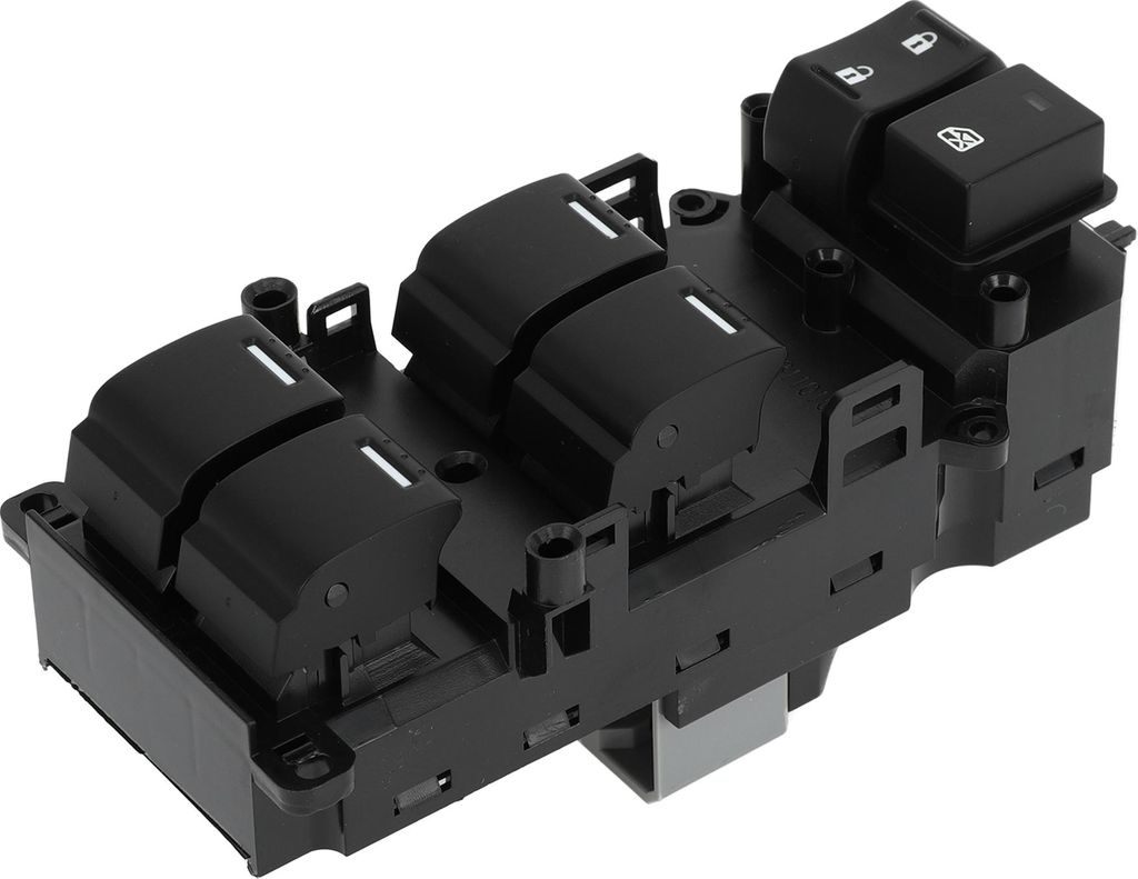 Elektrischer Fensterschalter Vorne Links Fahrerseite Fenstersteuerschalter für Honda CR-V 2012-2016 Schwarz