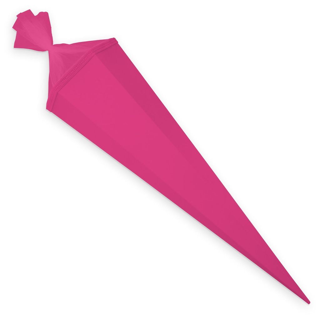 itenga Bastelschultüte mit Verschluss PINK 6eckig 85cm Produktbild 