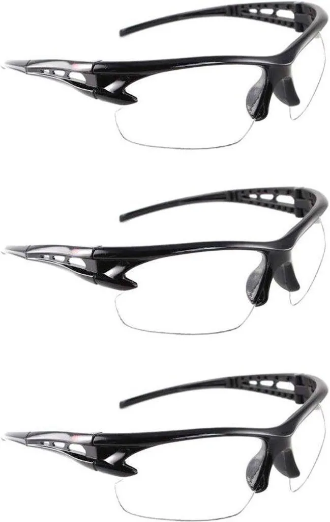 Lot de 3 lunettes de sécurité transparentes et légères spécial enfant