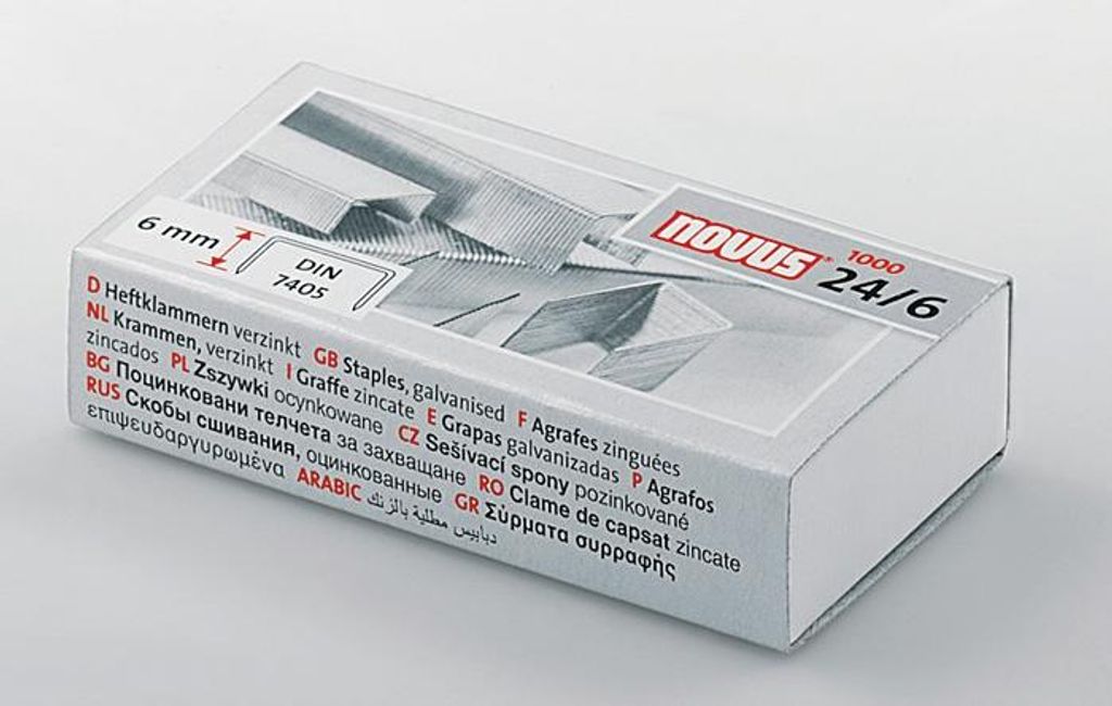 Novus 040-0158, Jednotka se svorkami, 4 mm, 1000 svorek, Obrázek produktu 