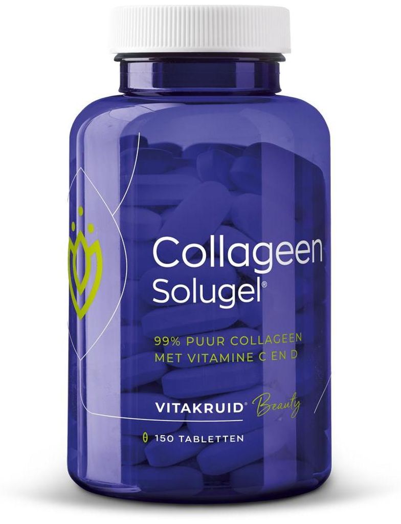Vitakruid Collageen Solugel® tabletten met Vitamine C & D Productafbeelding 