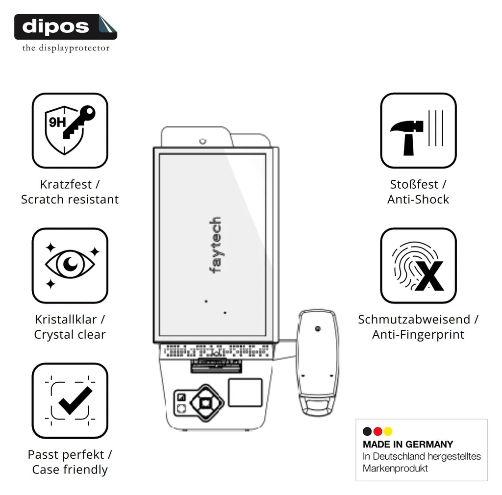 2 Films Protection Écran Tactile 15.6 pour Borne Polytouch Pixi 9H