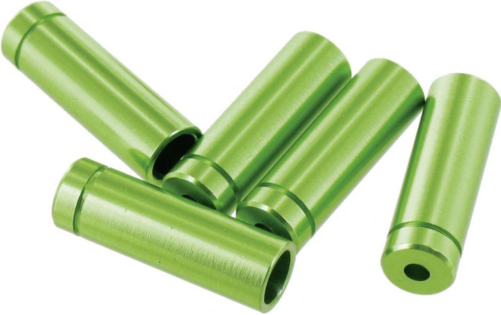 VAR 100 Stück. Außenhüllenendkappen FR-01950 Grün 100 Grün - präziser Abschlu...