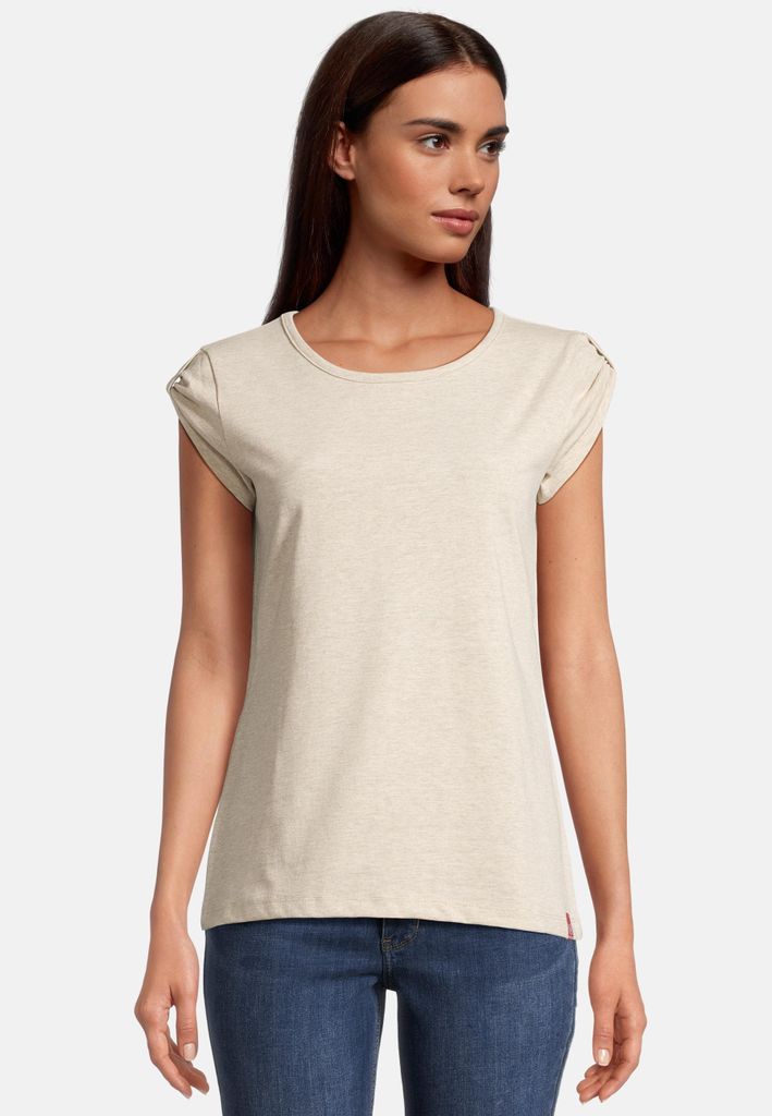 salzhaut Damen Shirt BIIKE XS Leichtes Kurzarm Basic Oberteil für Frauen – Maritimes Rundhals Sommer Shirt Slim Fit – Designed in Hamburg