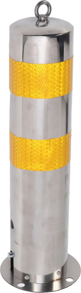 Borne de sécurité en acier haute résistance jaune et noir modèle B200