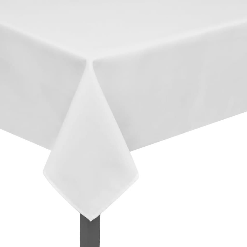 vidaXL 5 ubrusů bílých 190 x 130 cm Obrázek produktu 