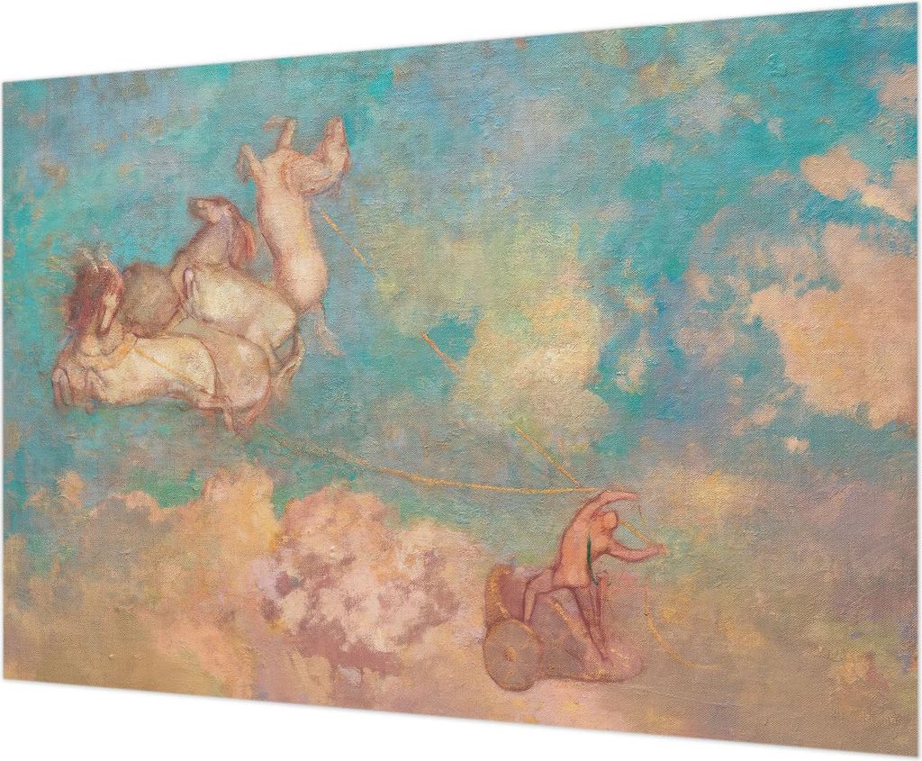 Wandtapete - Dekorative Tapete für Wohnzimmer - Tapetenfolie für Wanddekoration - 208x146 cm - Himmlische Pegasi