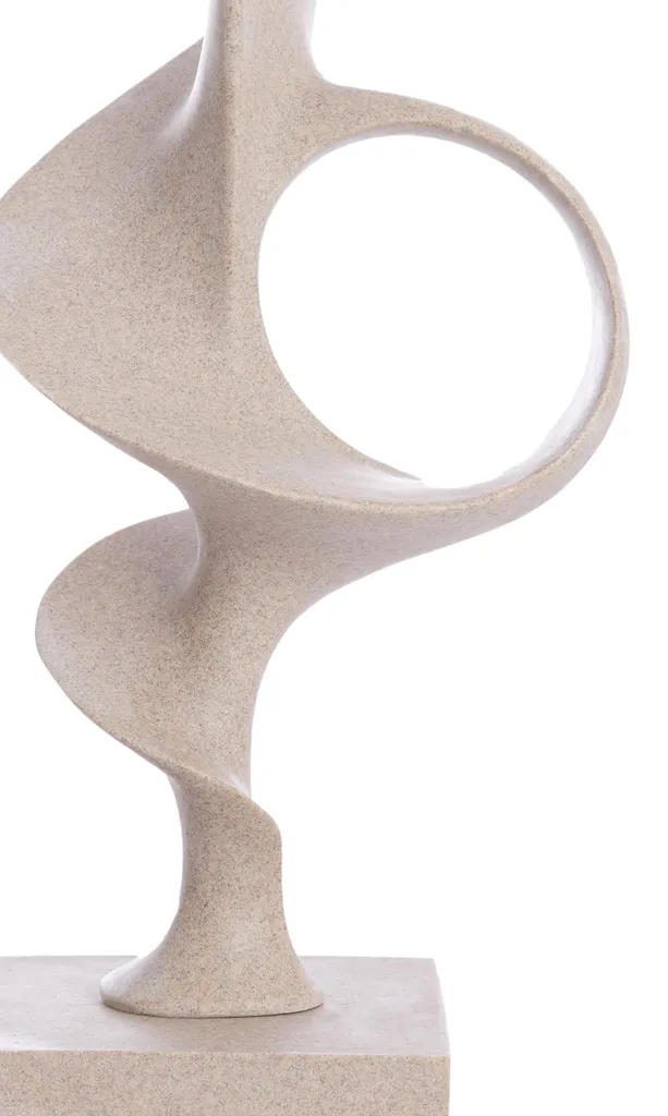 Ornement LOVINAC Light & Living en plastique taupe - Déco 19x16x47 cm - 3