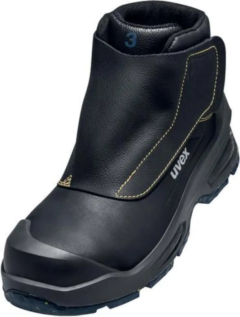 Bottes de Travail S3 uvex 3 MACSOLE Idéales pour Soudeur Noir T44