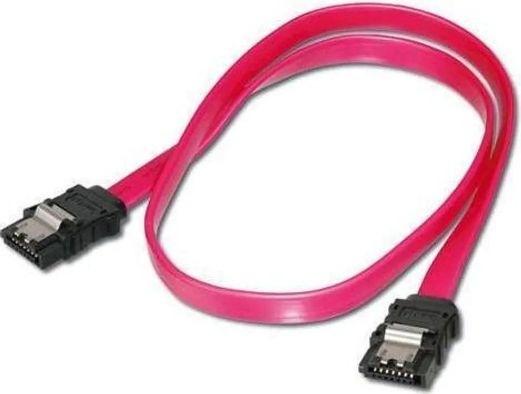 Câble de données SATA 1 mètre Rouge pour Disque Dur et SSD Nilox