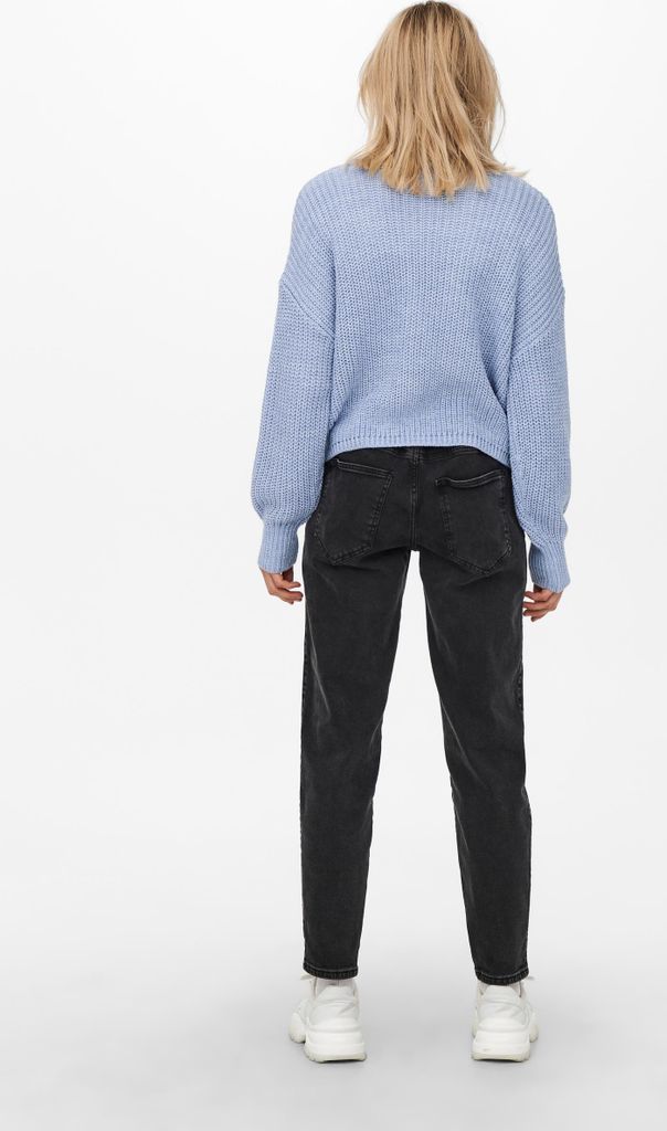 ONLY Kurze Strickjacke Langarm V-Ausschnitt Knitted Produktbild 4