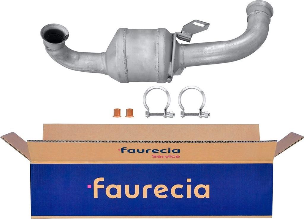 Katalysator Euro 4 mit Anbauteilen FAURECIA für u.a. CITROËN BERLINGO