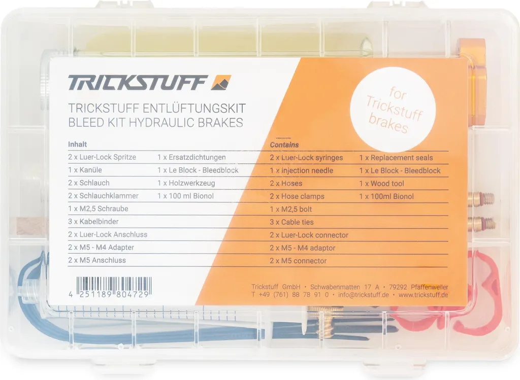 Solution pour purge freins Trickstuff - Éliminez les bulles d'air