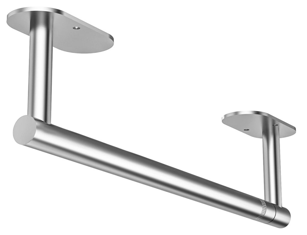 Bohrfreier Papierhandtuchhalter, Doppelrollenhalter zur Wandmontage in Küchenschränken und Küchen, Papierhandtuchhalter aus Edelstahl, selbstkle...