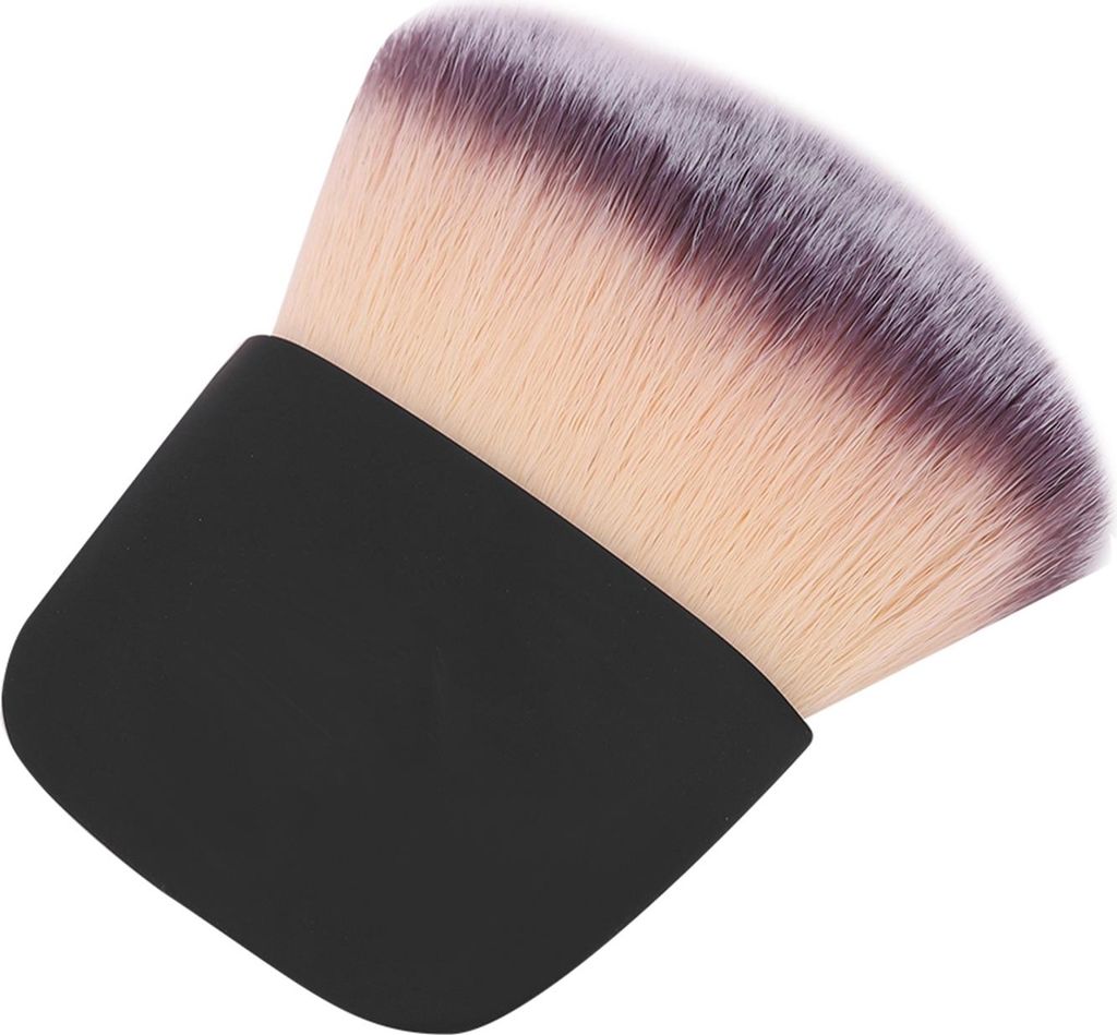 Mini-Multifunktions-Make-up-Pinsel, tragbarer, weicher Puder- und Rougepinsel, Beauty-Tool, schwarz