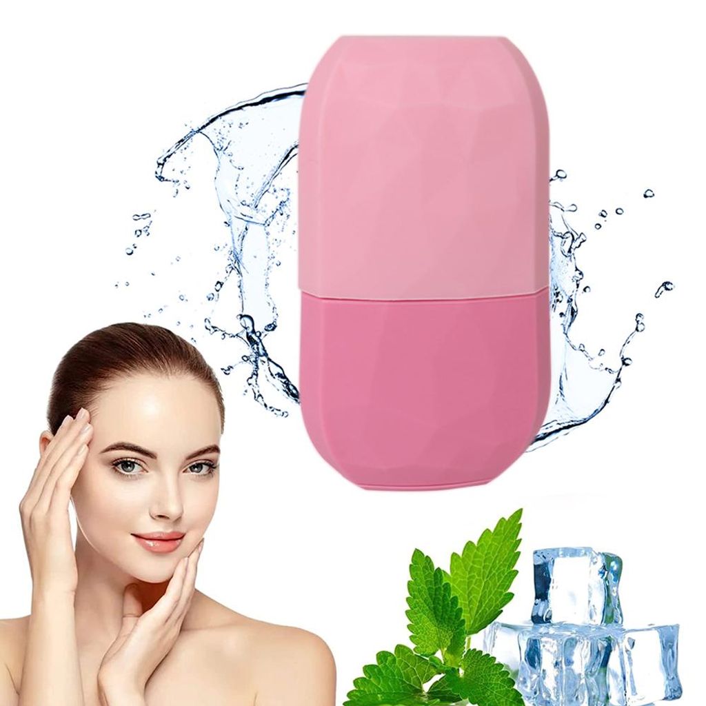 Ice Roller Für Gesicht Und Augen, 1 Stück, Silikon, Kühlendes Gesichtsrollgerät Für Schwellungen Und Porenverkleinerung, Ideal Für Alltäglic...