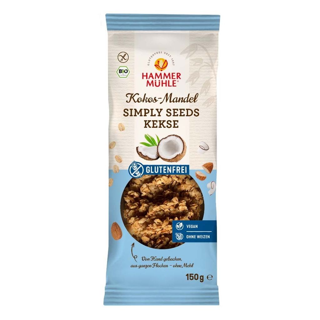 Hammermühle Simply Seeds Kekse Kokos-Mandel 150g