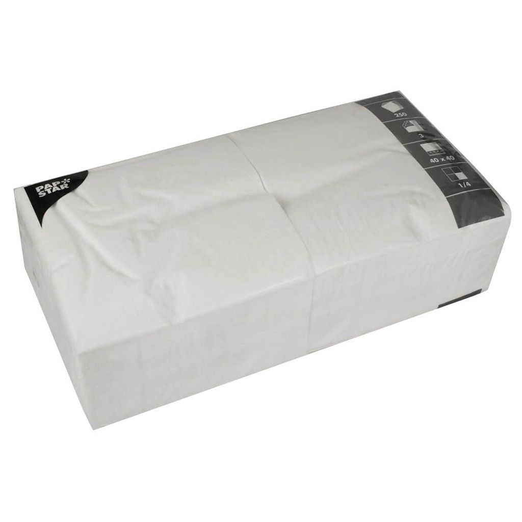 Papstar 14479, Weiß, Seidenpapier, Einfarbig, 46 g/m², 400 Produktbild 