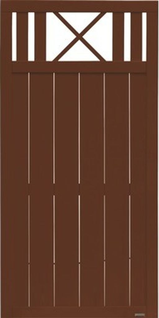 Zaun Teilelement Konsta Provence 90 x 180 cm braun