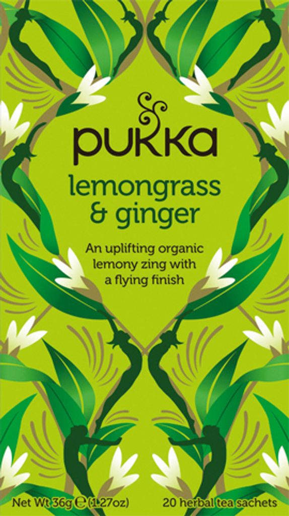 Pukka - thee , Lemongrass - Ginger, pak van 20 stuks Produktbild 