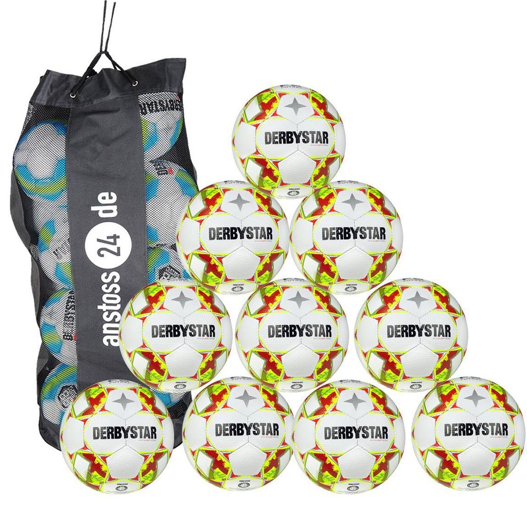 Ballset DERBYSTAR Jugendball - APUS S-LIGHT Futsal inkl. Ballsack 10 Bälle 4