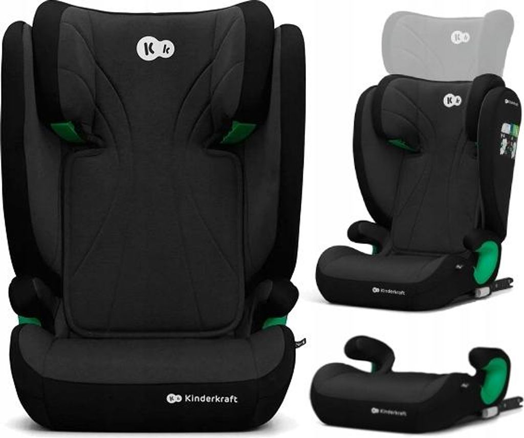 Kinderkraft Junior Fix2 Autositz I-Grösse 15-36 Kg, Seiten- & H-Schutz