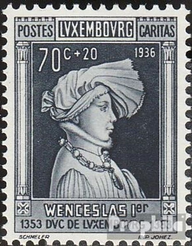 Briefmarken Luxemburg 1936 Mi 298 postfrisch Kinderhilfe