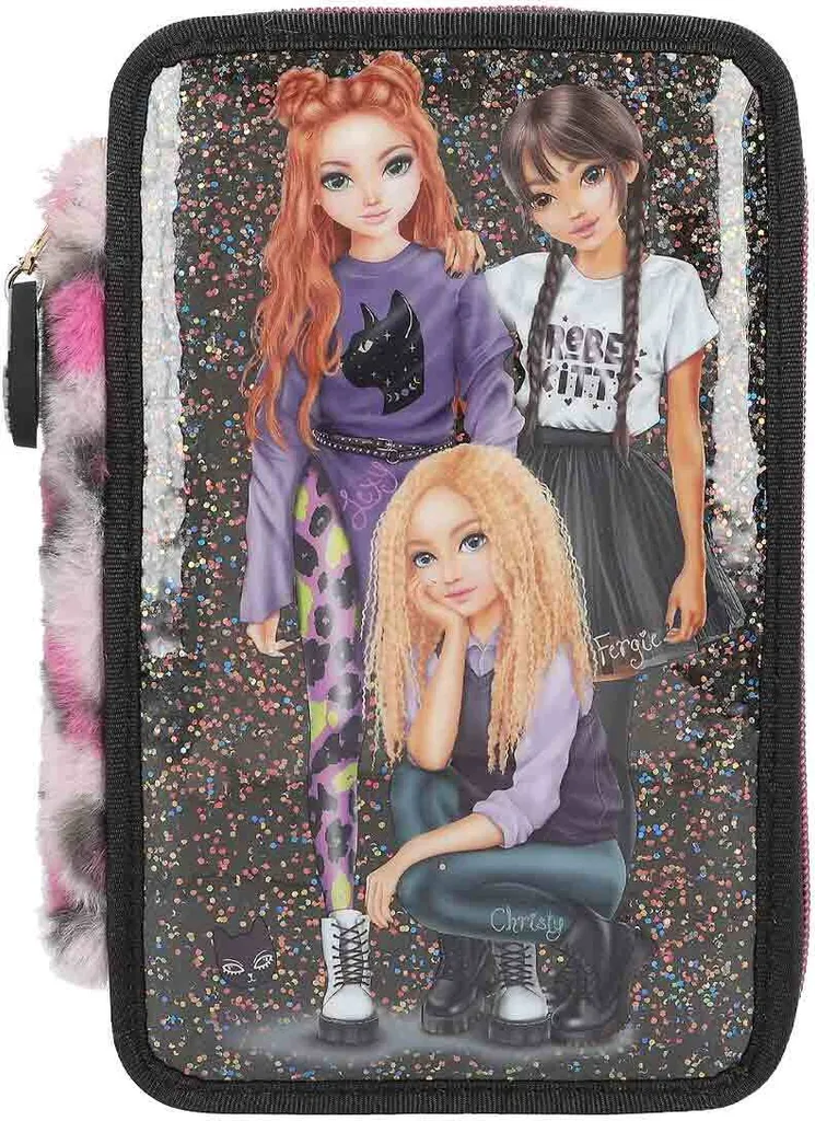 Trousse TOPModel Rebel Kitty Depesche à 3 Compartiments Garnie - 9