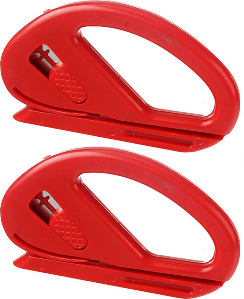 1/2-teiliges Sicherheitsschneider-Werkzeug, Folienschneider, versteckte Klinge, Geschenkpapier-Trimmer, leicht verschiebbarer Verpackungspapier-Rol...