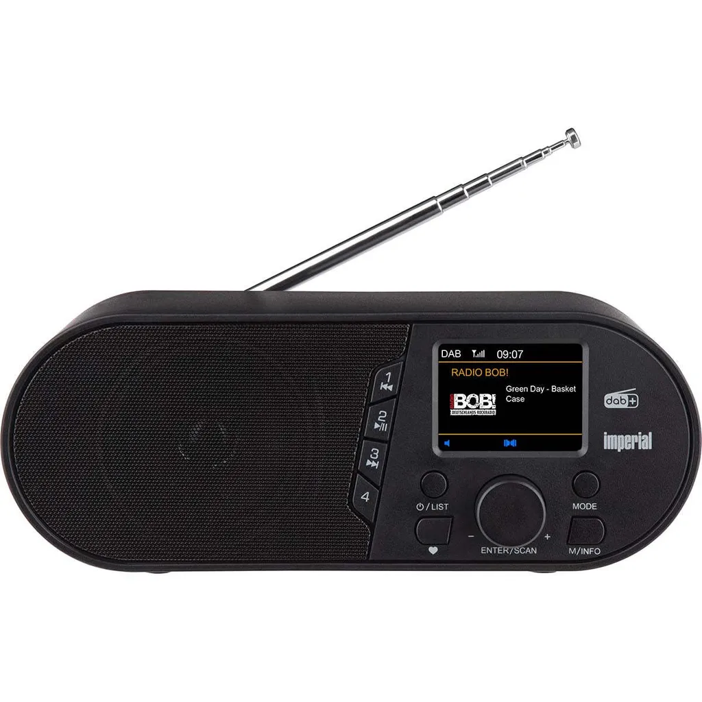 Poste Radio Internet WiFi Imperial DABMAN d105 Noir pour Cuisine Bureau