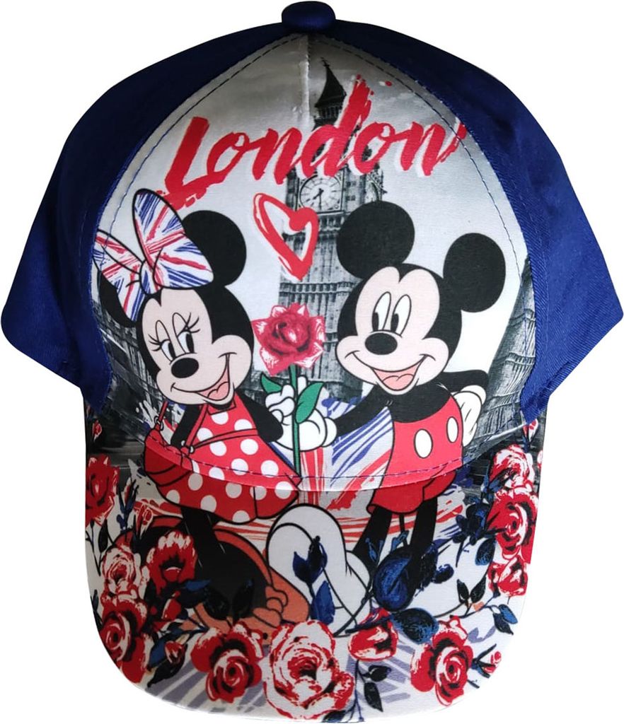 Disney Minnie und Mickey Maus in London Kappe Mütze Base Produktbild 
