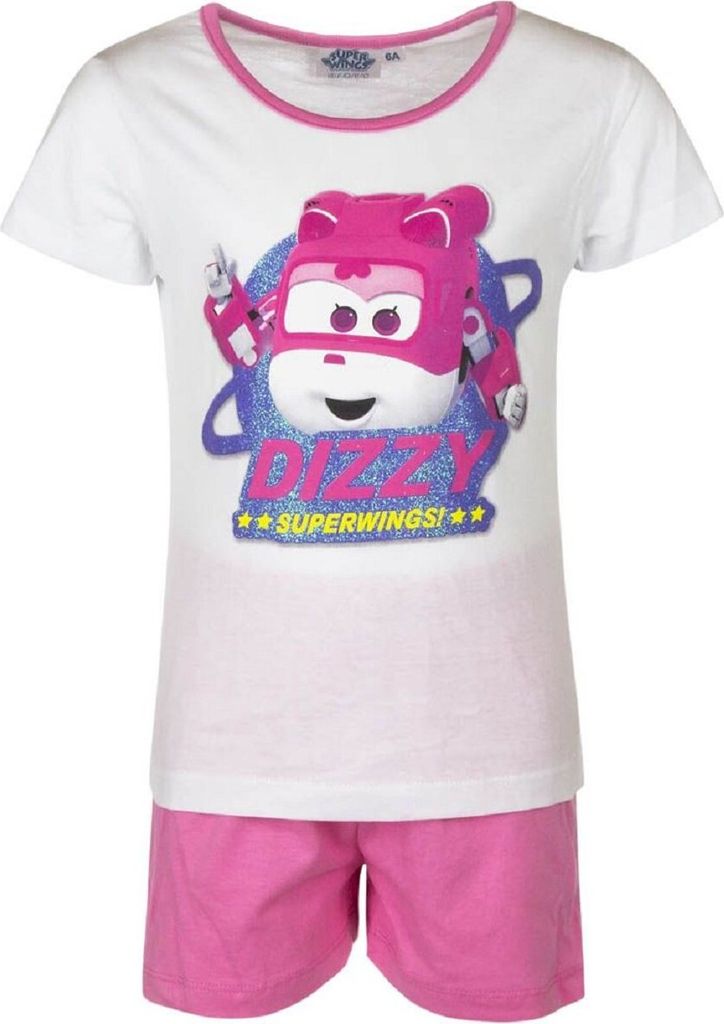 Super Wings Pyjama-Set aus Baumwolle kurzer Schlafanzug Produktbild 
